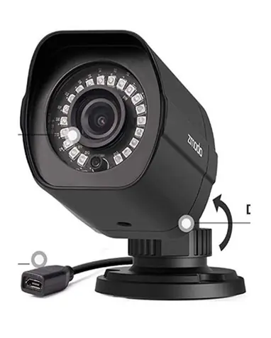 ZMODO SD-H2926-B-H / sPoE / 1080P IR kamera / IP65 / černá