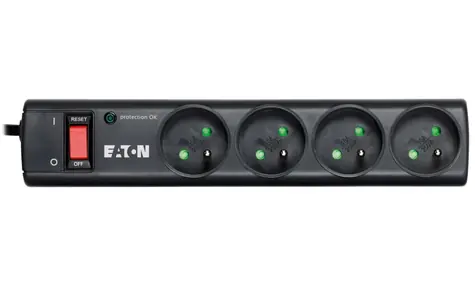 EATON Protection Strip PS4F / přepěťová ochrana / 4 zásuvky