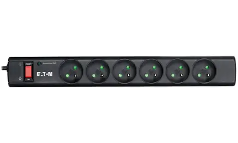 EATON Protection Strip PS6F / přepěťová ochrana / 6 zásuvek