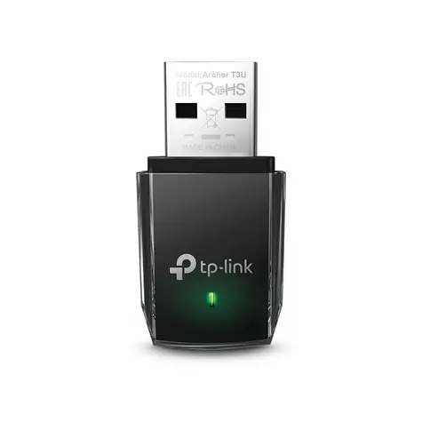 TP-Link Archer T3U černá / USB Wi-FI adaptér / 2.4GHz 400Mbps / 5GHz 867Mbps / USB 3.0