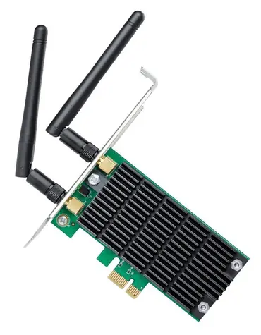 TP-Link Archer T4E / Wi-Fi PCI-E Adaptér AC1200 / 2.4GHz 300Mbps / 5GHz 867Mbps / PCI-Express x1