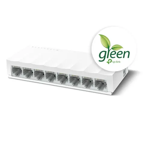 TP-Link LS1008 bílá / Switch / 10|100Mbps / 8x LAN