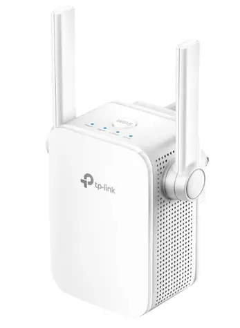 TP-Link RE205 bílá / AC750 Wi-Fi Range Extender / 2x externí anténa / 2.4GHz 300Mbps / 5GHz 433Mbps / WiFi / 802.11ac