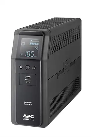 APC Back UPS Pro BR 1200VA (720W) černá / Záložní zdroj / Sinewave / 8 zásuvek / AVR / LCD