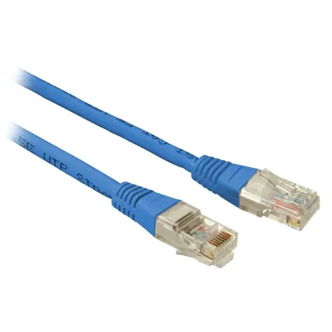 Solarix UTP CAT5E 1m non-snag proof modrá / Patch kabel / RJ45-RJ45