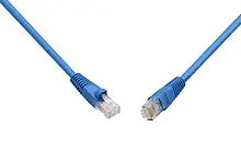 Solarix UTP CAT5E 1m snag proof modrá / Patch kabel / RJ45-RJ45