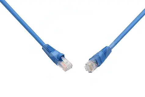 Solarix UTP CAT5E 5m snag proof modrá / Patch kabel / RJ45-RJ45