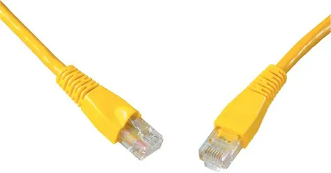 Solarix UTP CAT5E 2m snag proof žlutá / Patch kabel / RJ45-RJ45