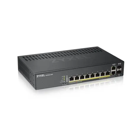 ZyXEL GS1920-8HPV2 / 10-Port Switch / 100|1000 Mbps / 2x kombo RJ-45 | SFP / PoE
