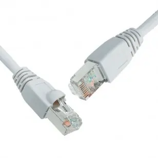 Solarix SFTP CAT5E 10m snag proof šedá / Patch kabel / RJ45-RJ45