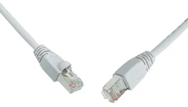 Solarix SFTP CAT6 3m snag proof šedá / Patch kabel / RJ45-RJ45