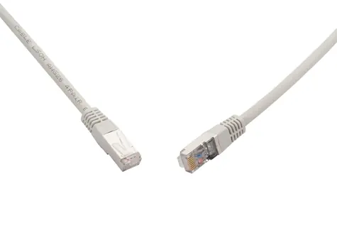 Solarix SFTP CAT6A 0.5m non-snag proof / Patch kabel / RJ45-RJ45 / šedá