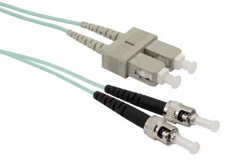 Solarix optický kabel SC-ST OM3 1m / Patch kabel / Multimode / Duplex