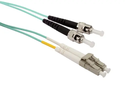 Solarix optický kabel ST-LC OM3 1m / Patch kabel / Multimode / Duplex
