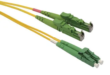 Solarix optický kabel E2000-LC APC 5m / Patch kabel / Singlemode / Duplex / OS