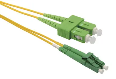 Solarix optický kabel SC-LC APC 2m / Patch kabel / Singlemode / Duplex / OS