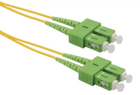 Solarix optický kabel SC-SC APC 1m / Patch kabel / Singlemode / Duplex / OS