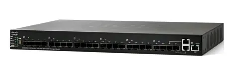 Cisco SG350XG-24F-K9-EU / Switch / 22x SFP+ / 2x 10GBase-T|SFP+ / QoS / VLAN