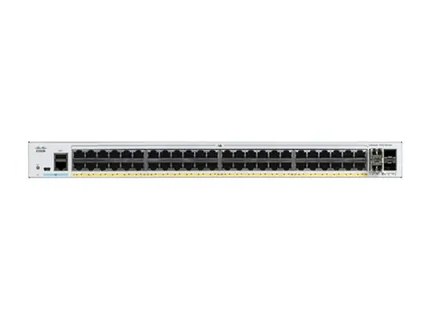 Cisco C1000-48FP-4X-L / Switch / 48x RJ-45 10|100|1000 / 4x 10G SFP+ / PoE+ / QoS / VLAN