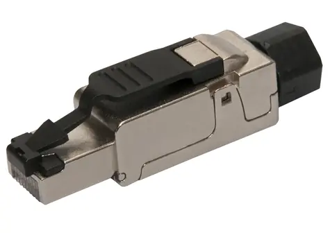 Solarix průmyslový konektor RJ45 CAT5E STP - 1ks / stíněný / univerzální
