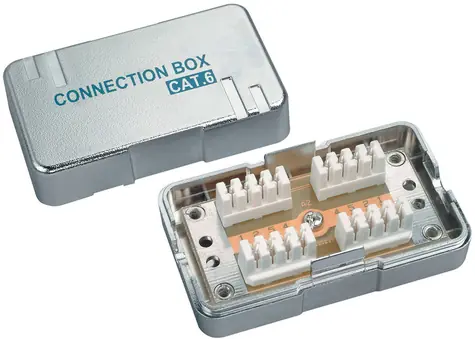 Solarix spojovací box CAT6 STP