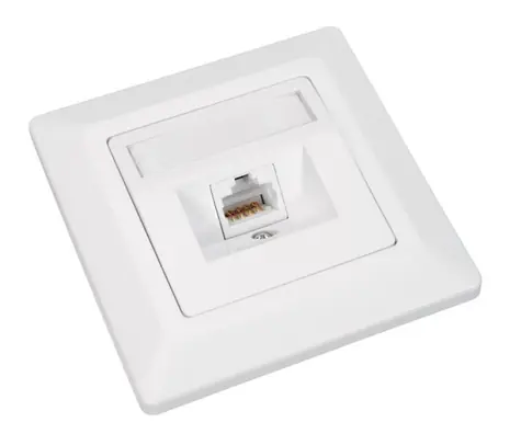 Solarix zásuvka 1x RJ45 CAT5E UTP pod omítku