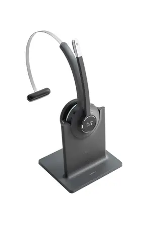 Cisco Headset 561 černá + základní základna / bezdrátová náhlavní souprava / jednostranné sluchátko / mikrofon / DECT
