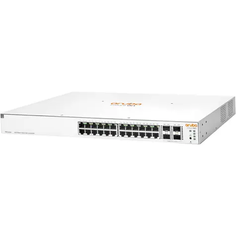 Aruba Instant On 1930 24G 4SFP+ 370W Switch / 24x Gigabit RJ45 portů / 4x 10Gigabit SFP+ porty / PoE+ / 370W 