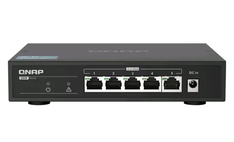 QNAP QSW-1105-5T / Switch / 5x RJ-45 2.5GbE / černá