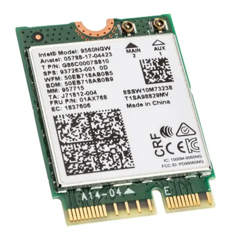Intel Wi-Fi AC 9560 / Wi-Fi adaptér / M.2 2230 / 802.11ac / Dual-Band 2.4+5GHz / Bluetooth 5.0 / M.2 / CNVi