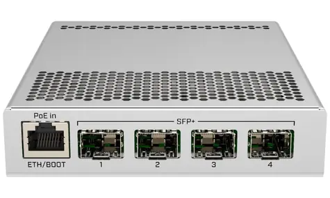 MikroTik CRS305-1G-4S+IN / 4x SFP+ & 1x GLAN / RouterOS or SwitchOS