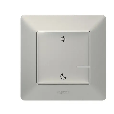 Legrand Valena Life with Netatmo inteligentní přepínač scénářů Den & Noc hliník