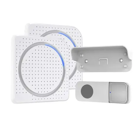 Solight 1L67DZ 2x bezdrátový zvonek - do zásuvky - 200m bílá / learning code