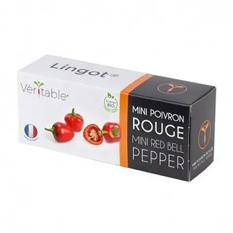 Véritable Bio semínka mini červené papriky / pro chytré květináče Véritable