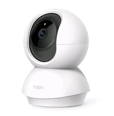 TP-Link Tapo C210 bílá / Vnitřní IP kamera / 3MP / Úhel záběru 360° / mikrofon & repro / IR / Wi-Fi / microSD