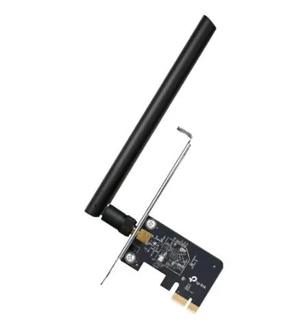 TP-Link Archer T2E / Wi-Fi PCI-E Adaptér AC600 / 2.4GHz 200Mbps / 5GHz 433Mbps / PCI-Express x1