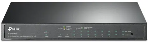 TP-Link TL-SG1210MPE / 10-port Switch / 9-Port Gigabit PoE+ / 1 Gigabit RJ45-SFP