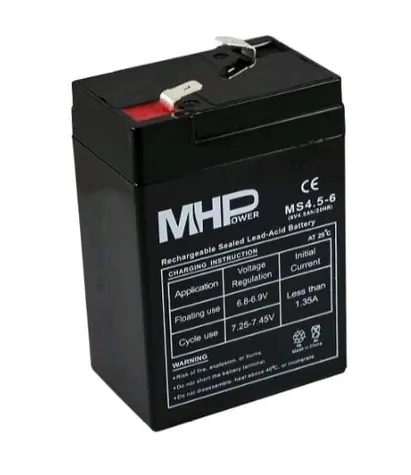 Carspa Pb akumulátor MHPower VRLA AGM 6V-4Ah (MS4-6)