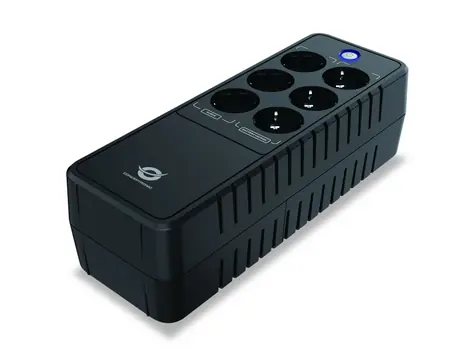 Conceptronic ZEUS05E / UPS / 650VA / 360 W / 6x Schuko / 2x Cat.5e RJ45