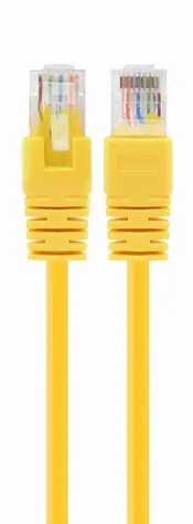 Gembird PP6U-2M CAT6 UTP 2 m žlutá / Patch kabel / RJ45-RJ45