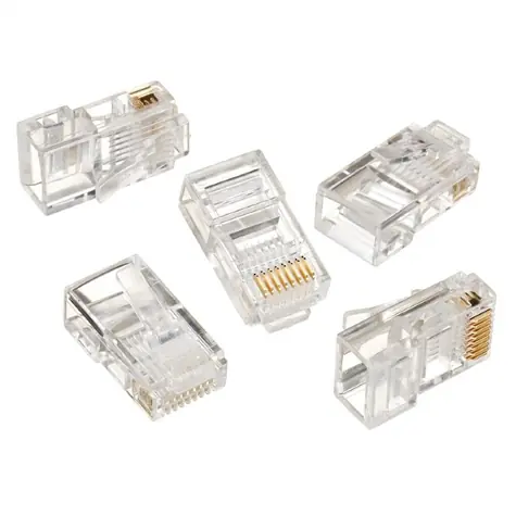 Gembird LC-8P8C-001-10 konektor RJ45 UTP CAT5e (10 ks) / 8P8C / RJ45 (M)