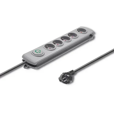 Qoltec 50272 Přepětová ochrana (5 zásuvek) / 3 m