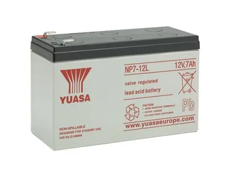 YUASA NP7-12L olověný akumulátor 12V 7Ah / F2-6.3mm