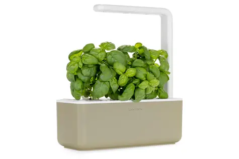 Click And Grow Smart Garden 3 béžová / Chytrý květináč / automatické zavlažování / 3x pěstovací kapsle (bazalka)