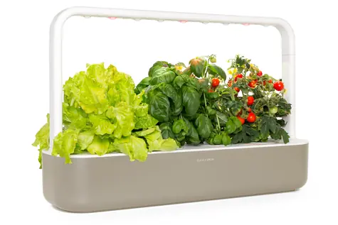 Click And Grow Smart Garden 9 béžová / Chytrý květináč / automatické zavlažování / 3x rajčátka / 3x bazalka / 3x salát