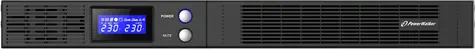 PowerWalker VI 1500 R1U / záložní zdroj UPS / 1500 VA / 900 W / 4x IEC C13 