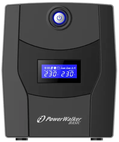 PowerWalker Basic VI 1500 STL FR / záložní zdroj UPS / 1500 VA / 900 W / 4x CEE 7/5 (Type E)