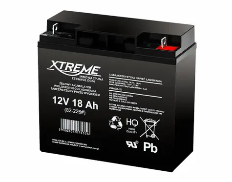BLOW 82-226# XTREME Nabíjecí gelová baterie 12V 18Ah