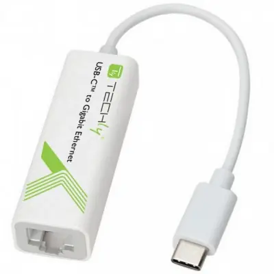 Techly IADAP-USB31-ETGIGA3 Adaptér Gigabit Ethernet - USB-C M 