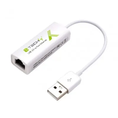 Techly IDATA-ADAP-USB2TY2 Adaptér Ethernet - USB M